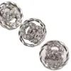 Bottoni di lusso in cristallo scintillante Bottoni da cucire fai-da-te in metallo per camicia maglione cappotto 11 mm Alta qualità