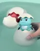 Bébé jouet de bain enfants mignon canard pingouin oeuf eau pulvérisée arroseur salle de bain arrosage douche natation eau jouets pour enfants cadeau
