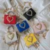 Korean small bag women's Klein Blue niche design children's Pearl messenger cross bag small square bag