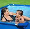 4 meter familj swimmingpool massage spa badtunna utomhus simma utrustning bärbar inomhus baksida trädgård fiskpond djur hundar barn vattensporter pvc simma pooler