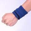 10st Sport Wristband Sweatband Football Yoga Gym Basket Kör Sweat-Absorbent Zippered Pocket Sports Wrist Wallet påse