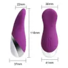 VATINE 10 Velocidades Vibrador de lengua Clítoris Vagina Estimulador de senos Masaje para lamer oral Masturbación femenina Juguetes sexy para mujeres