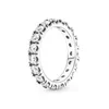 ANELLI in argento sterling 925 con zirconi cubici per anello di moda Pandora San Valentino anello nuziale in oro rosa donna con scatola originale