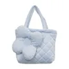 Women's Shoulder Winter Big Shopper Bag Handväskor Högkvalitativ quiltning Purses Brand Designer Stora kapacitet Tygväskor 220512