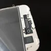 İPhone 6 6s 7 8 için orta çerçeveli çerçeveli ön camlı ön cam lens