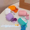 Airpods Pro Headphone Cushions Love Pendant 1 / 2 generazione copricuffie Bluetooth Pro3 colore solido protettivo soft shell good nice