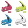 Staple Free Stapler Time Saving Effortless Needle Handhled Mini Portable Creative & Safe Student Stationery 220510