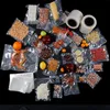 100pcs High Clear Open Top Vacuum Packaging Bag Thick Barrier Candy Snack Salt Ground Coffee Powder Meat Tea Heat Sealing Gift Storage Pouches