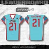 C202 Glacier Boyz FCF ​​Fan Controlled Football League Custom American Football Jersey Men Women Youth High Quality Fast Shipping