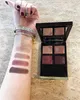 Eye Color Quad Luxury Nude Eyeshadow Palette 4 nyanser # 4 Smekmånad Toppkvalitet Naturlig Matt Shimmer Eye Pressed Shadow Powder Pigments Makeup