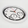 Wall Clocks European Minimalist Clock 10inch Temperature Resin Pointer Simple Modern Design Pvc Material Reloj De Pared