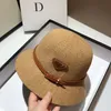 Stingy Brim Hats Marke Designer Herbst Winter gestrickt geformte Becken Hut modische europäische amerikanische umgekehrte Dreieck Gürtel Fischer Hüte Stern 1108