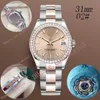 Womens luxury watch automatic machine movement presidents bracelet . orologio di lussoThe 31mm diamond classic grey dial guarantees waterproof jubilee watches