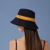 Breda randen hattar kvinnors sommarfloppy hatt mode damer reser sol hink avslappnad upf 50 bob panama strand flickor stort hatwide
