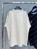 22SS Hommes Designers T-shirt Coton Lightning Lettre brisée Imprimer manches courtes Homme Crew Neck Streetwear Gris Noir Xinxinbuy XS-L263v