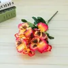 Decorative Flowers & Wreaths Heads Artificial Pansy Silk Plants Outdoor For Hall Restaurant El Decor Table Centerpieces Wedding Wall Flowe T