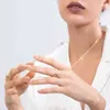 Enfashion Geometric Hollow Necklace Choker Necklace Women Gold Color Stainless Steel Long Necklace Fashion Femme Jewelry P J220613