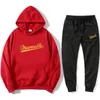 Men's Tracksuits Hoodie Men's Suit Hip Hop DREAMVILLE J Cole Logo Hooded Prey Letter Hood Jogging Pants Winter Fleece Dos2723