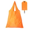 10pcsショッピングバッグ女性ポリエステル平原大容量防水処理可能な折りたたみ式折りたたみ貯蔵バッグ