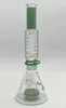 Vintage 15 pouces FREEZABLE Glycerin coil Glass Bong Water Pipe Avec Bowl original vente directe d'usine peut mettre le logo du client par DHL UPS
