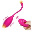 女性用の振動卵性おもちゃバイブレーター10速度ジャンプ卵ワイヤレスリモートアナルクリトリス刺激成虫製品