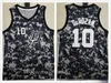 XFLSP Vintage Man David 50 Robinson Jerseys Svart Vit Färg Basketbollskytte Billiga Partihandel Snabb Frakt Andas storlek S-3XL