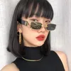 النظارات الشمسية الموضة الكورية بارد الذكور النجوم نفس النمط الشخصية مربع المعادن عالية النساء 2022