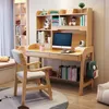 Kindertische Solid Holz Schreibtisch Bücherregal integrierter Computer Home Kinder Schreibtisch Schlafzimmer Schüler Lernen