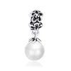 925 Sterling Silver Dangle Charm Btuamb New Fashion Crystal Tree Lipstick Unicorn Simulated Beads Bead Fit Pandora Charms Bracelet DIY Jewelry Accessories