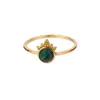 Rings de cluster Vintage Opala para mulheres Coroa de aço inoxidável Acessórios para joias de joias de joias de jóias amiga mamãe bijouxcluster