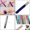 Women Sequin Wristband Glitter Slap Mermaid Paillette Bracelets Charms For Kids Top Quality Drop Delivery 2021 Jewelry Accessories Baby M