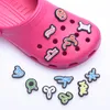 1pcs 12 takımyıldızlar pvc ayakkabı takıları sandal aksesuarları Terazi Oğlak Diy ayakkabı toka dekor fit croc