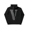 Big Rhinestone v Diamond Friends York Black Friday Los Angeles Men's and Women's Sweater Hoodie