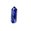 Oggetti decorativi Figurine Cristallo blu Calore singolo Sei prisma Decorazione Colonna esagonale in pietra di fusione Decorazione domesticaDecorativo