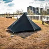 Aricxi Hide 1 Outdoor Black Sultralight Camping Tent 1 человек 3 сезон Профессионал 20D Silnylon Bless Tent H220419