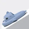 Platform Cute Shark Slippers Women Men Indoor Bathroom Slides Couples Summer Shoes Soft EVA Female Male Beach Flip Flops 220607