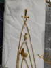 Collane con ciondolo 3 pezzi Africa Mappa Croce Nefertiti Collana Set per donna Uomo Colore oro Acciaio inossidabile Gioielli egiziani173w