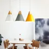 Hanglampen lichten Lichten moderne houten lamp Noordse stijl voor café restaurant slaapkamer keuken kleurrijke hangende woonkamer eetkamerpendant