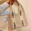 Fashion 2024 Canvas Woody Single Tote Handbag Sac à main Japonais Designer épaule Cloee Niche Sacs Design Portable Large Tote Women 'LBLK
