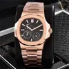 2022 Mens Watch 40mm Automatic Movement calendar Gold Watchs Kinetic Energy 904L Steel Bracelet Luminous Water Resistant Master De270i