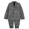 Zestawy odzieżowe szkolne sukienka munduru chłopcy formalne garnitury urodzinowe śluby Blazer Spods 2PCS Kids Gentleman Party Child F64 220826