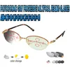 Zonnebril Pochromic Gray Progressieve Multifocal Leesbril Ovale Luxe voor Dames Dames Halfrim Frame TR90 +0.75 tot + 4.0
