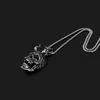 Colliers pendants Charmes crâne de dragon pendant avec collier shofar Men39s Biker Rock Rock Punk Jewelry Antique Retro Chain G6192951