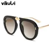 Unisex Simple Italy Brand Designer Women 2019 New Retro Luxury Clear Occhiali da sole pilota per donna UV400 Oculos De Sol