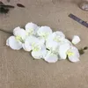 20 Pcs/lot En Gros blanc Orchidées branches Fleurs Artificielles pour la fête de mariage Décoration orchidées fleurs 220408