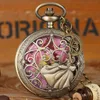 reloj de bolsillo rosa