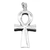 Charms 1pcs 80x42mm Large Cross Charm Pendants Antique Silver Plated Tone Ankh Big CharmCharms