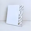 Sublimation MDF Photo Board Heat Transfer Alphabet Wooden Photo Frame Personalized Holiday Gifts B6