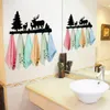 Metal Towel Hook Rack Moon Cloud Deer Hanger for Coat Hooks Wall Mounted Kathy