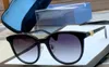 Occhiali da sole rotondi 1073 Nero lucido Blu sfumato Donna Uomo Sonnenbrille des lunettes de soleil con scatola